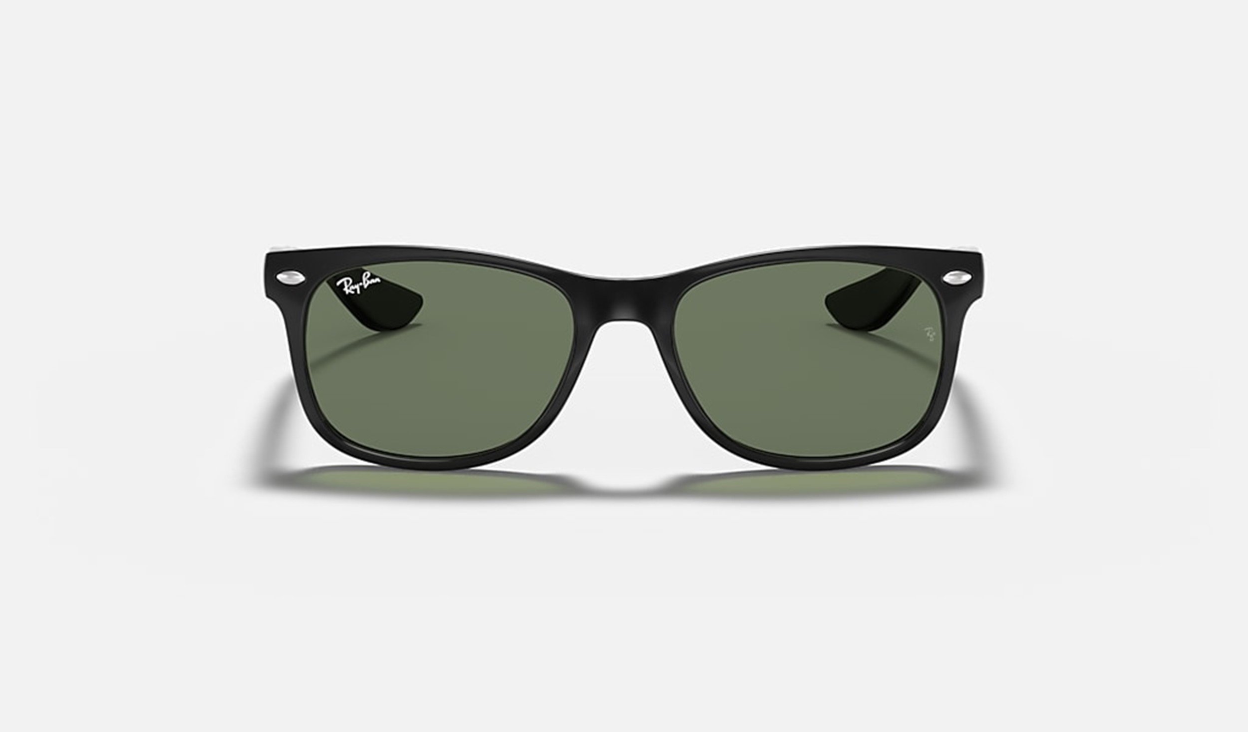 Kids Ray-Ban Junior New Wayfarer Black Sunglasses RJ9052S 100/11 48 - Image 2