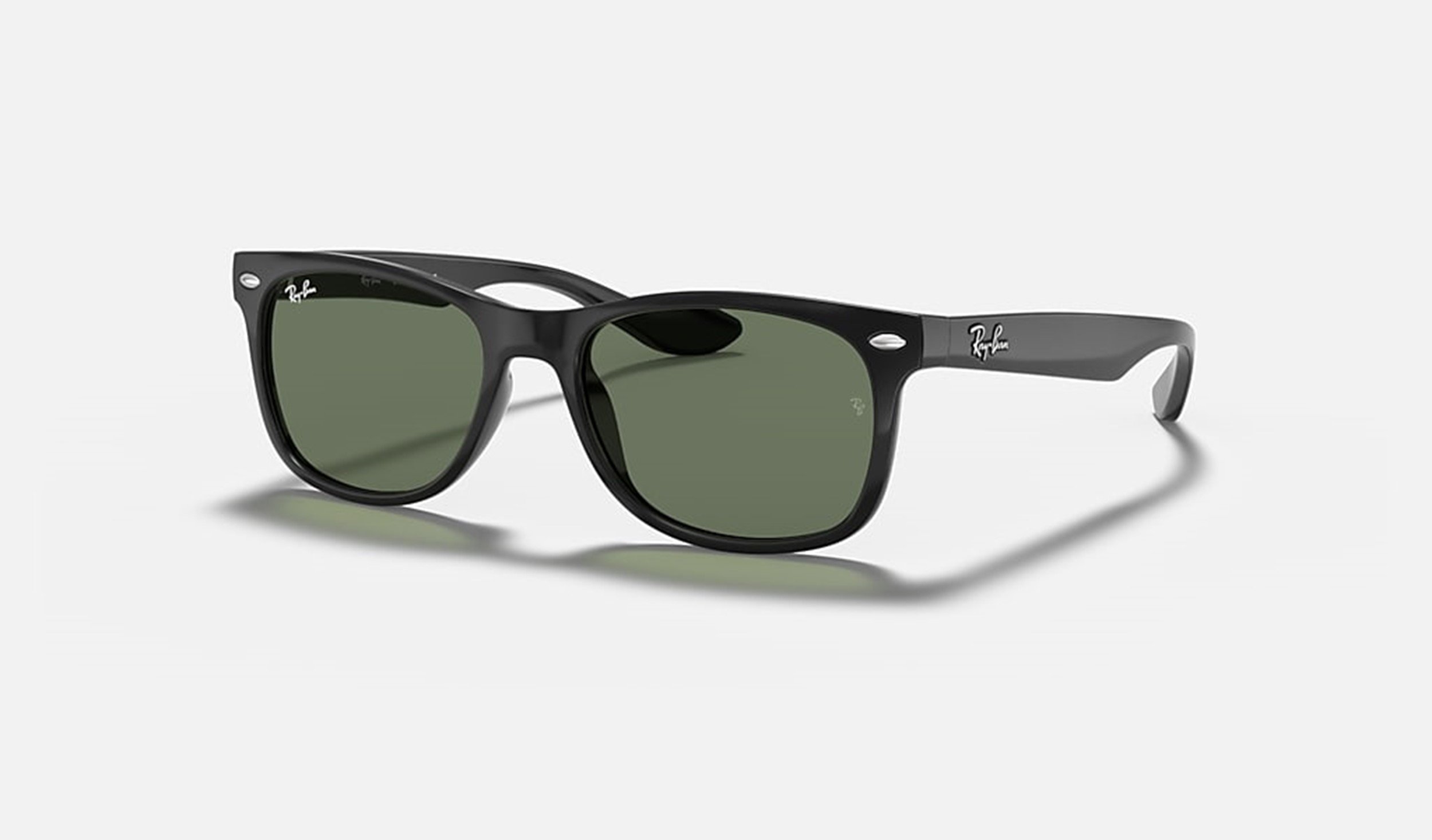 Kids Ray-Ban Junior New Wayfarer Black Sunglasses RJ9052S 100/11 48