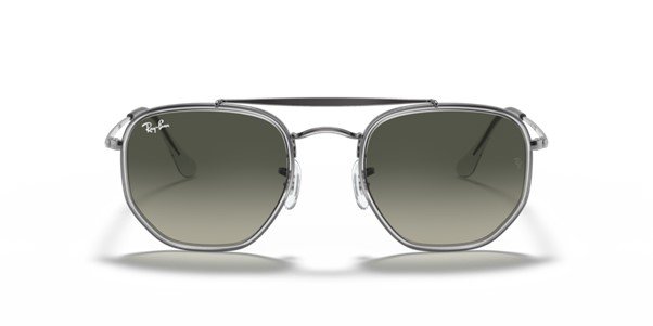 Ray-Ban Marshal II Hexagonal Polished Gun Metal Sunglasses RB3648M 004/71 52 - Image 2