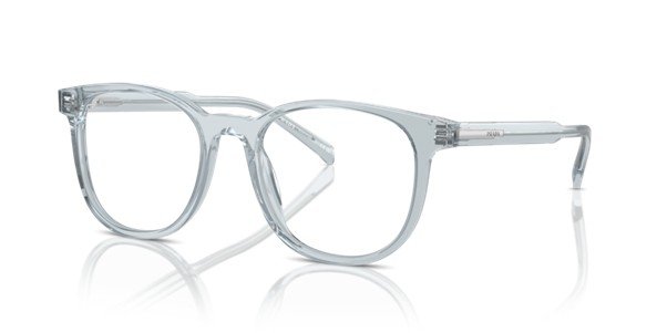 Prada Transparent Azure Unisex Optical PRA15V 19T1O0 52