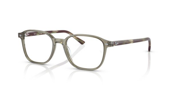 Ray Ban Leonard in Transparent Green Unisex Optical RB5393 8178 51