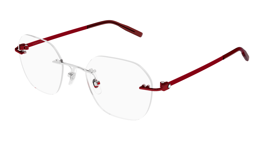 montblanc-optical-frame-man-metal-mb0282o-004.png Multi-brand Optical Frame Silver - MB0282O-004 - Image 1