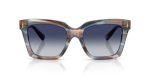 Dolce & Gabbana Striped Blue Acetate Women's Sunglasses DG4498 344814 55 - Image 2