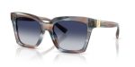 Dolce & Gabbana Striped Blue Acetate Women's Sunglasses DG4498 344814 55