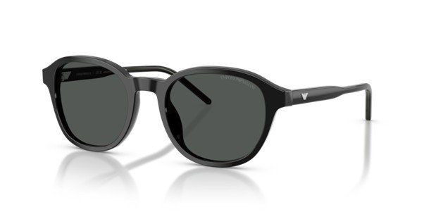 Emporio Armani Shiny Black Acetate Unisex Sunglasses EA4247U 501787 / 51